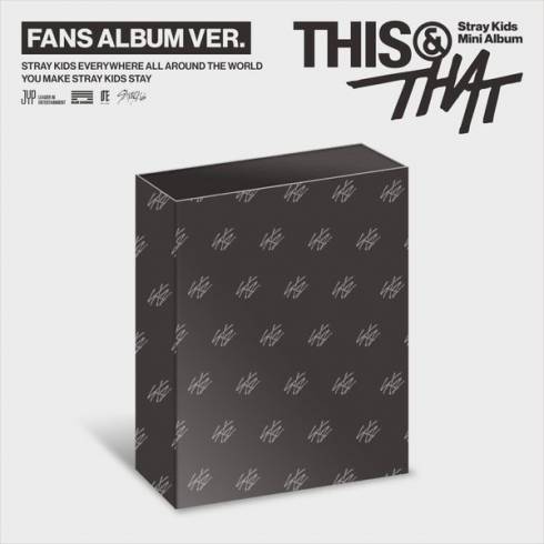 [PRE-ORDER] STRAY KIDS
10TH MINI ALBUM 'THIS & THAT' FANS ALBUM VERSION